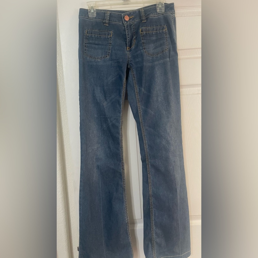 CAbi Blue Flare Leg Jeans